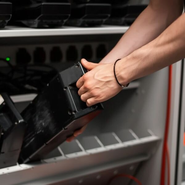 Batteriewartung und Reparatur